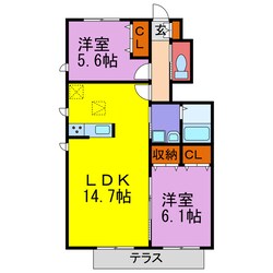 メゾン福渡の物件間取画像